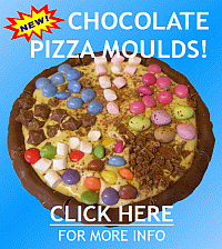 MAKE YOUR OWN CHOCOLATE PIZZAS WITH THESE MOLDS
